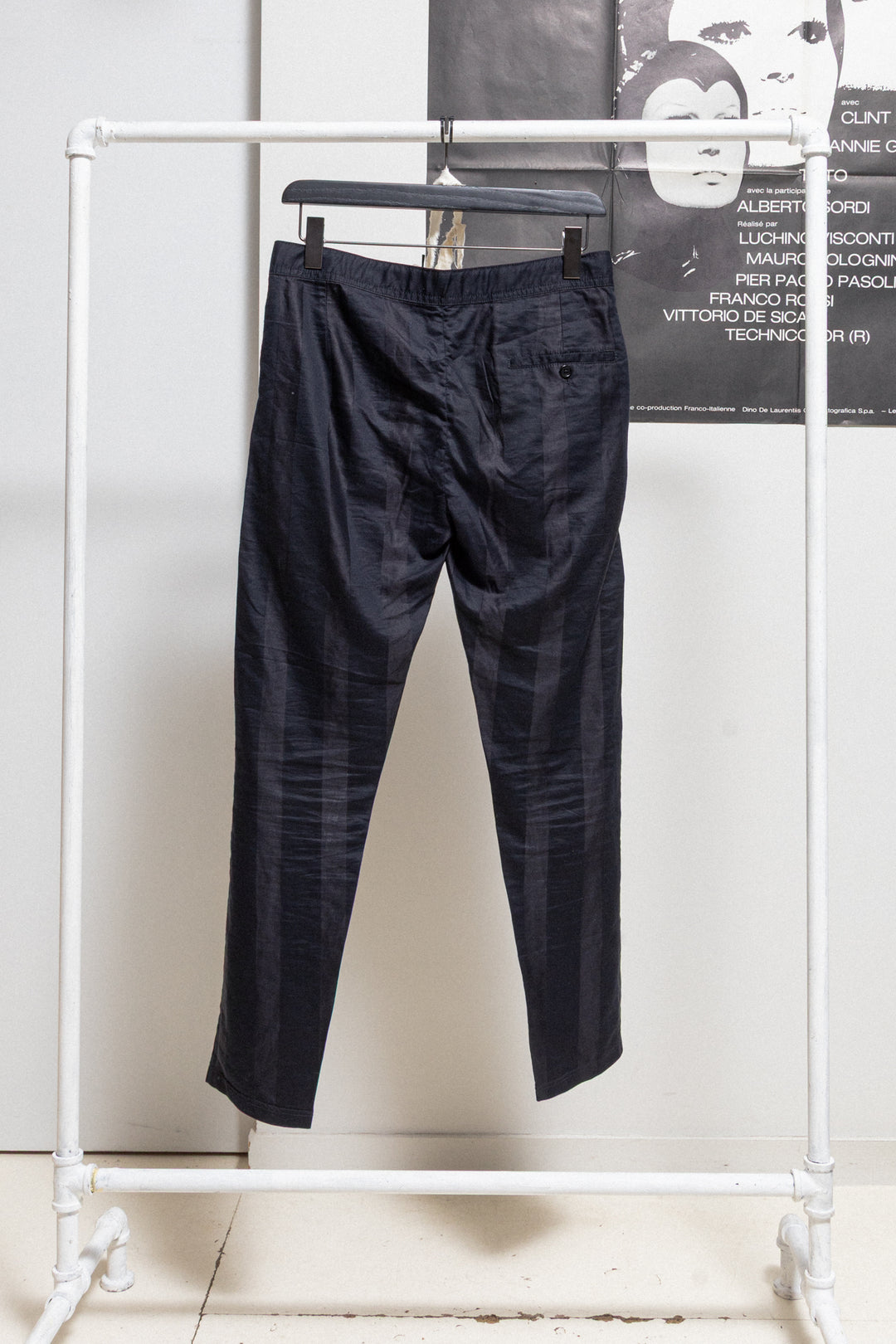 ANN DEMEULEMEESTER - SS16 Cotton and silk striped pants – L'OBSCUR