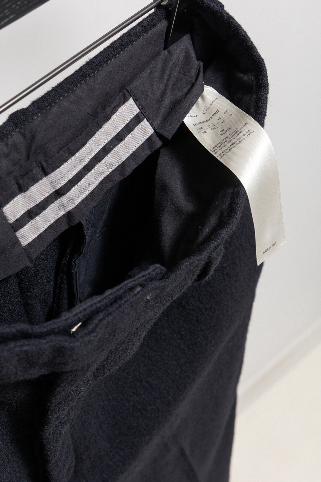 Rick Owens PERFORMA 20FW パンツ RICK OWENS - FW20 « PERFORMA » Cotton wool Astaire pants – L'OBSCUR