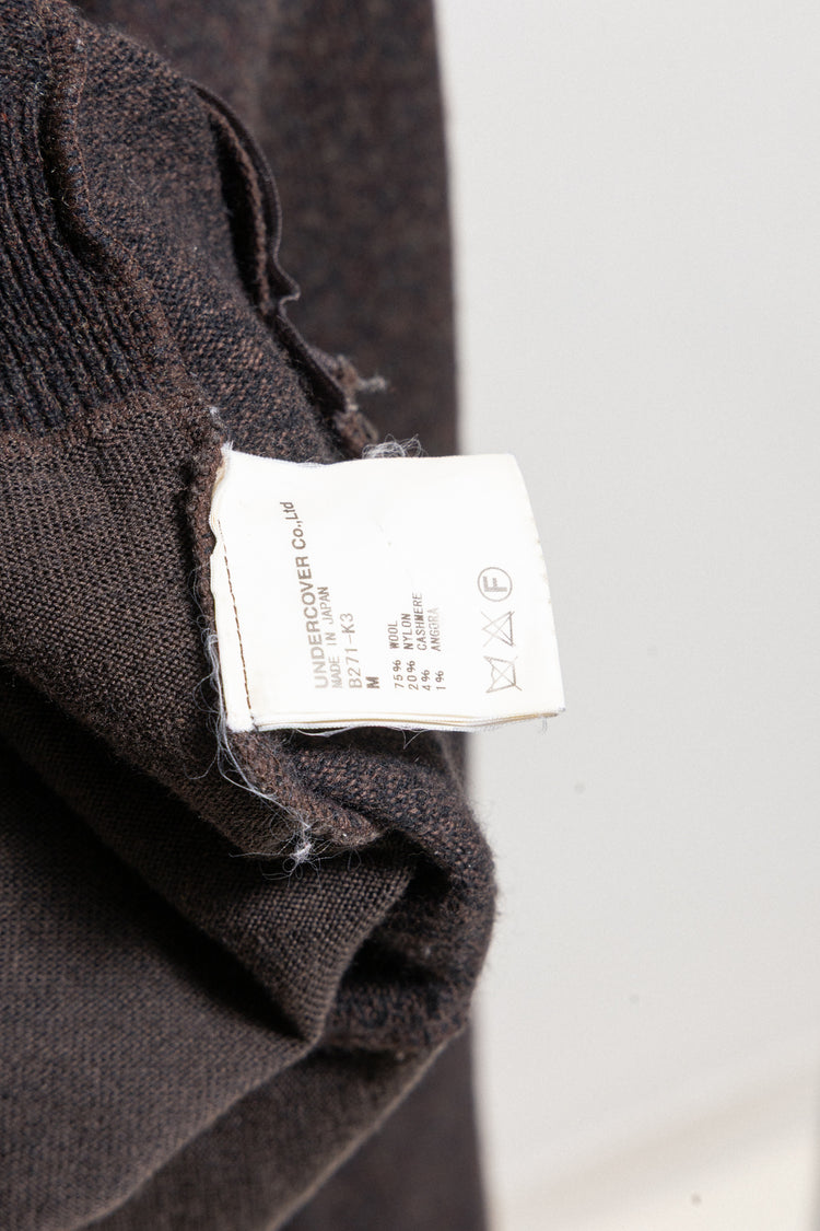 UNDERCOVER - FW04 « But Beautiful » Cashmere blend sweater with