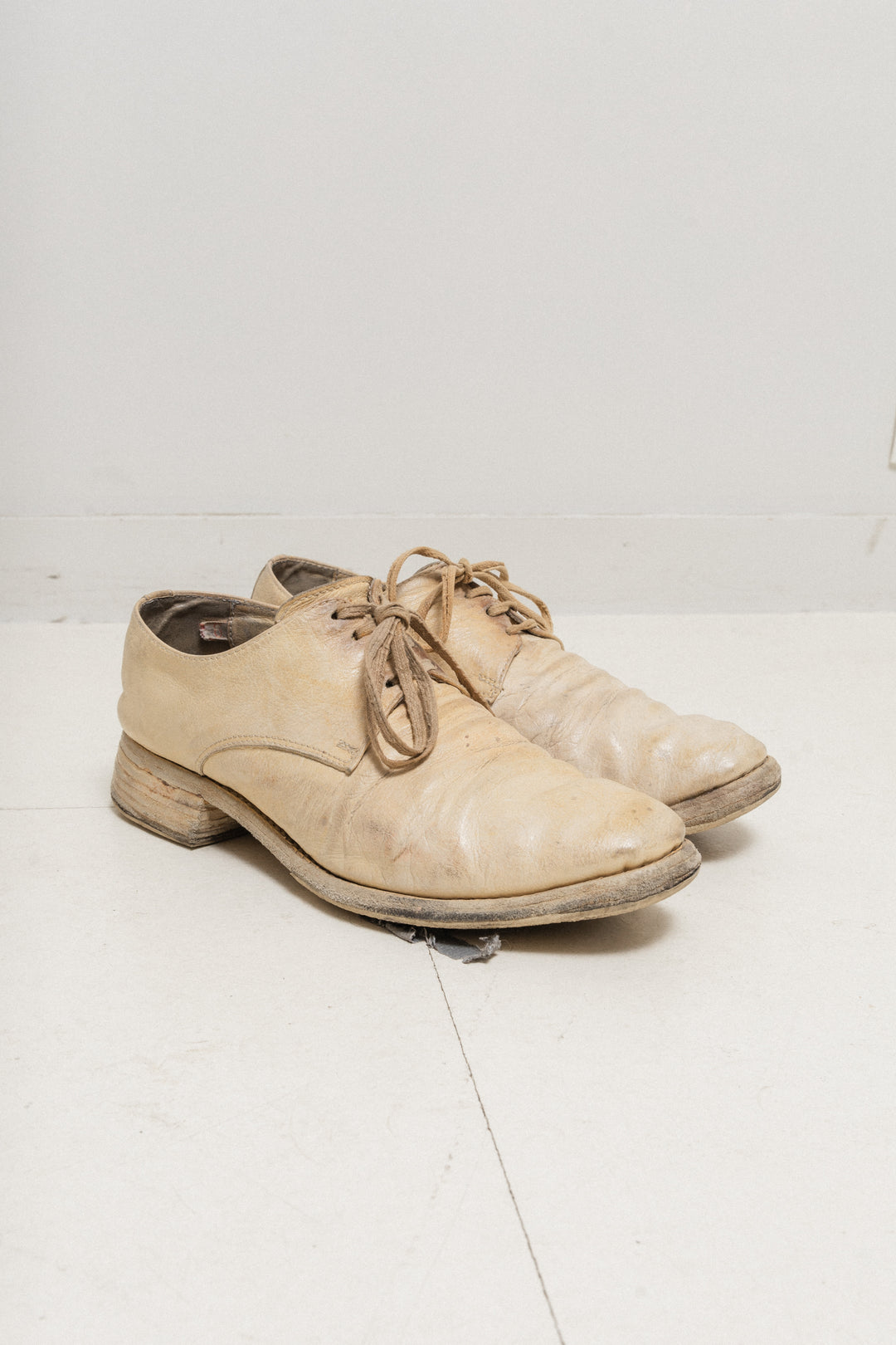 CAROL CHRISTIAN POELL - Object dyed horse leather derbies – L'OBSCUR