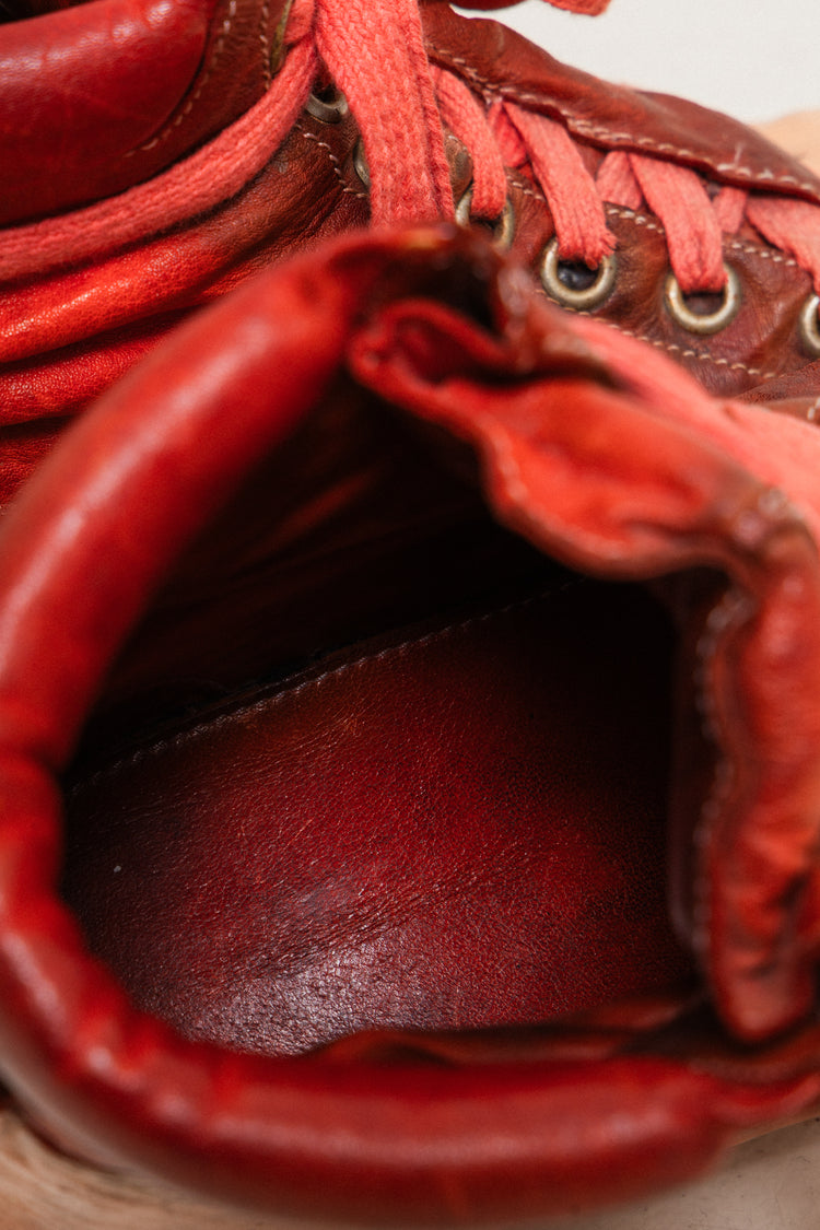 CAROL CHRISTIAN POELL - ROOMS- PTC Red kangaroo leather Drip shoes CAROL CHRISTIAN POELL - ROOMS- PTC Red kangaroo leather Drip shoes