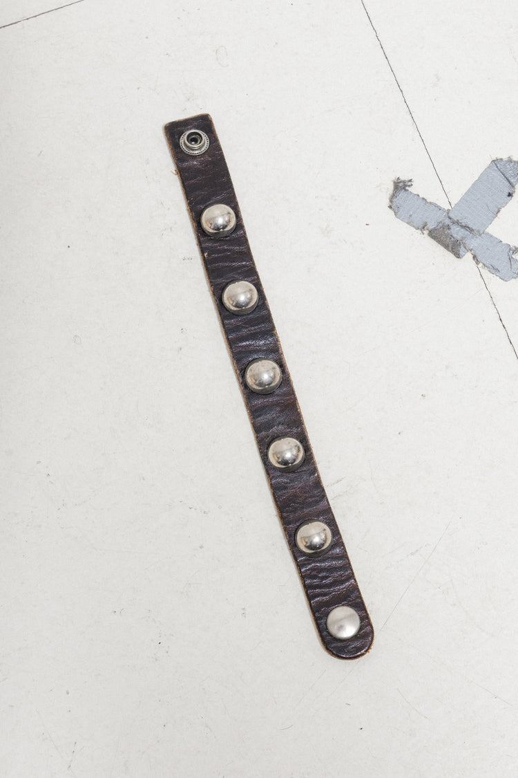 UNDERCOVER - FW05 “Arts & Crafts” Studded leather bracelet