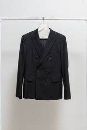 COMME DES GARCONS HOMME PLUS - Double breasted gabardine wool jacket
