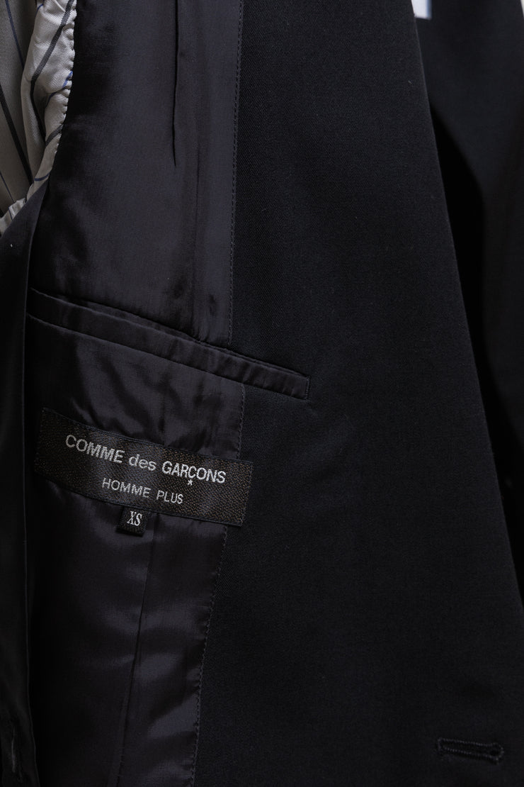 COMME DES GARCONS HOMME PLUS - Double breasted gabardine wool jacket