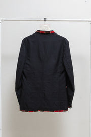 COMME DES GARCONS HOMME PLUS - FW02 Wool jacket with patterned lining