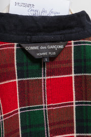 COMME DES GARCONS HOMME PLUS - FW02 Wool jacket with patterned lining