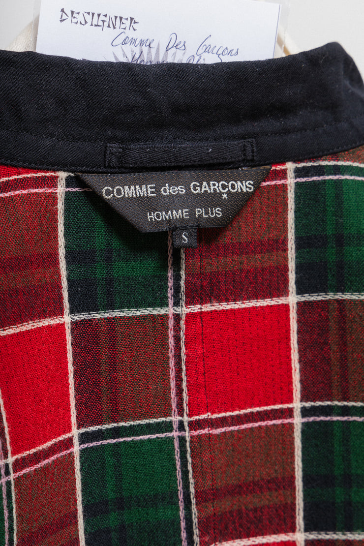 COMME DES GARCONS HOMME PLUS - FW02 Wool jacket with patterned lining
