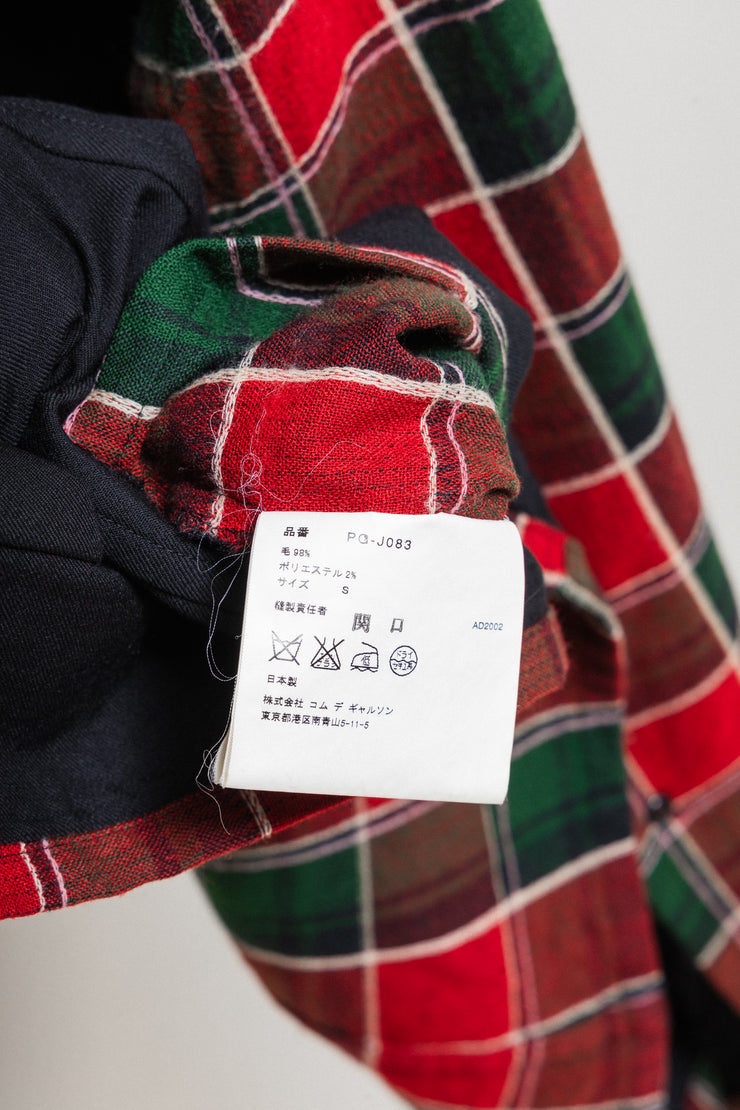 COMME DES GARCONS HOMME PLUS - FW02 Wool jacket with patterned lining