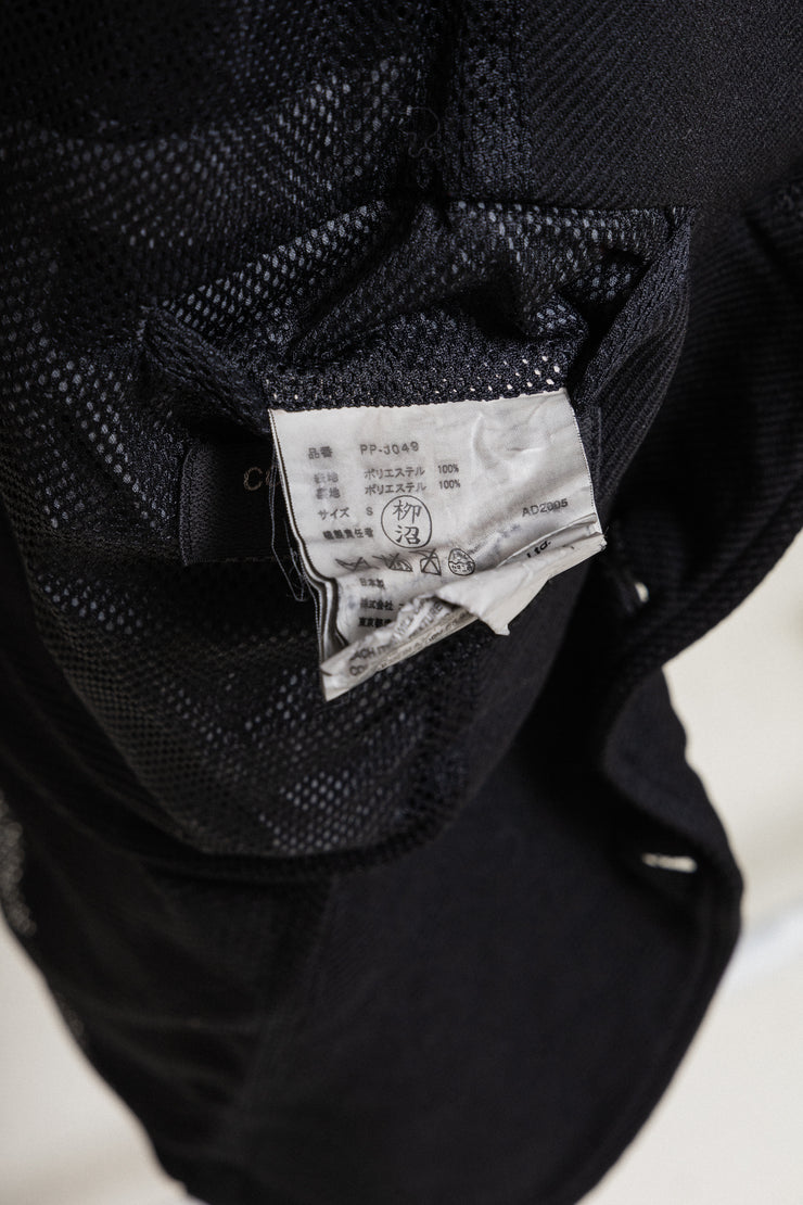 COMME DES GARCONS HOMME PLUS - FW06 Thick poly jacket with zipper details and mesh lining