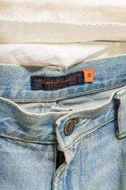 UNDERCOVER - SS05 "But Beautiful II" Wide destroyed jeans with patch details