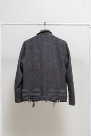 UNDERCOVER - FW13 "Anatomi Couture" Wool jacket with zipper details