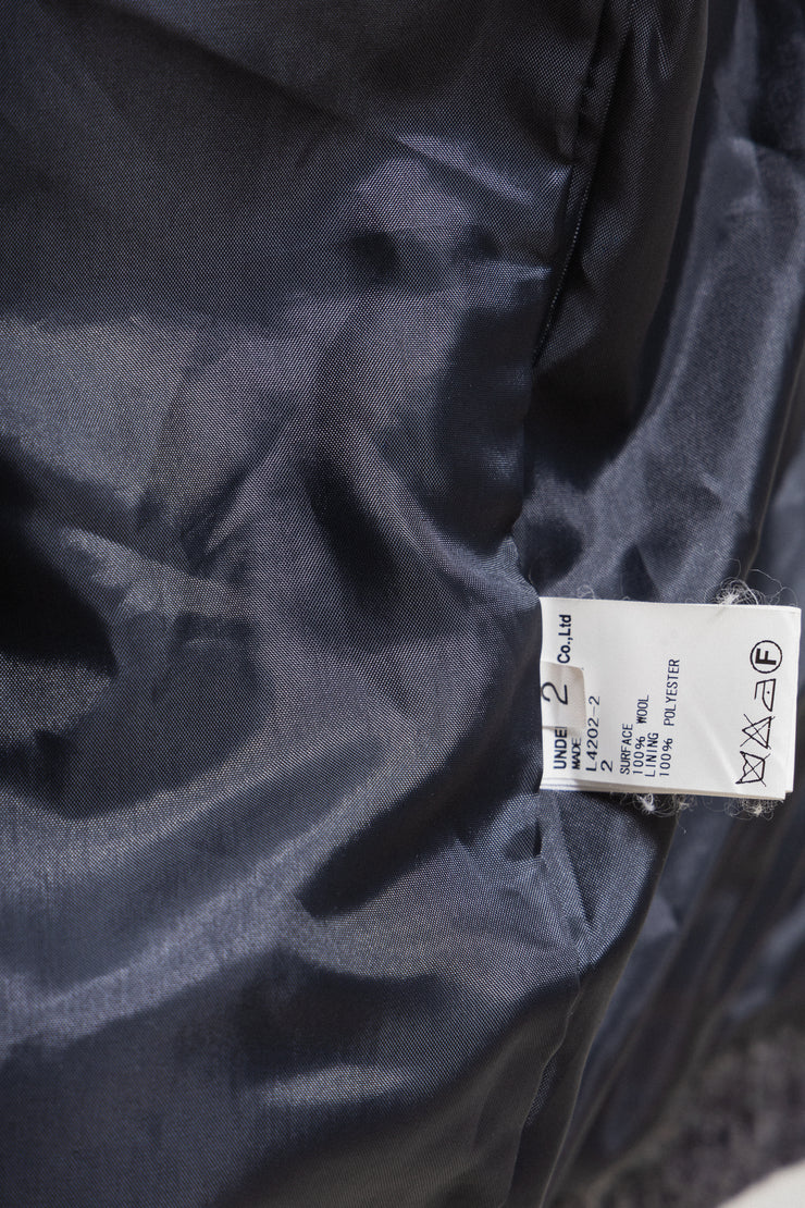UNDERCOVER - FW13 "Anatomi Couture" Wool jacket with zipper details
