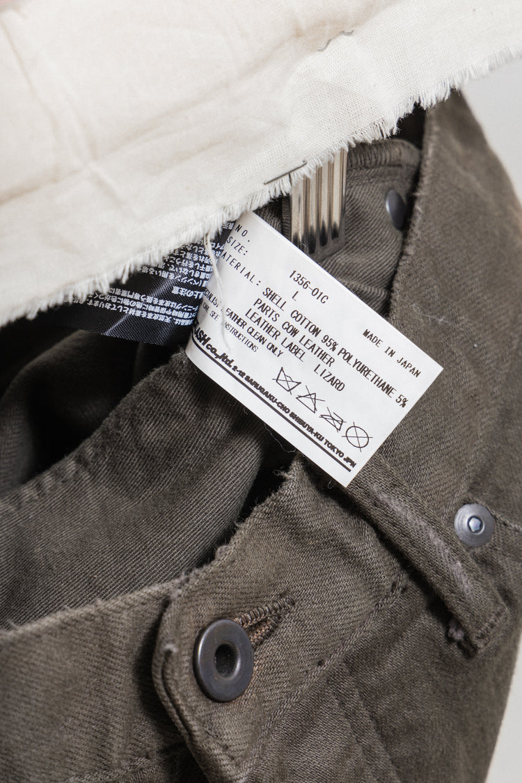 パンツ ISAMU KATAYAMA BACKLASH denim jumpsuit ISAMU KATAYAMA BACKLASH exclusive TIGHT STRAIGHT LEATHER