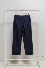 YOHJI YAMAMOTO FOR CENTRAL JAPAN RAILWAY - Uniform pleated navy pants