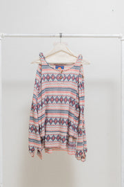 BLACKMEANS - Seditionaries patterned muslin top