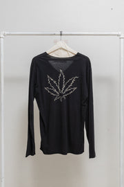 LUCIEN PELLAT-FINET - Leaf cotton longsleeve