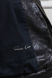 RICK OWENS - FW08 "STAG" Intarsia lamb leather jacket