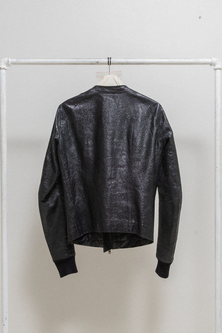 ジャケット・アウター 00s rick owens intarsia leather jacket Rick Owens 'Intarsia' Calf Leather Jacket (FW2014) – VILIS
