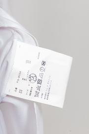 COMME DES GARCONS HOMME PLUS - SS21 Long cotton shirt with front print detail (runway)