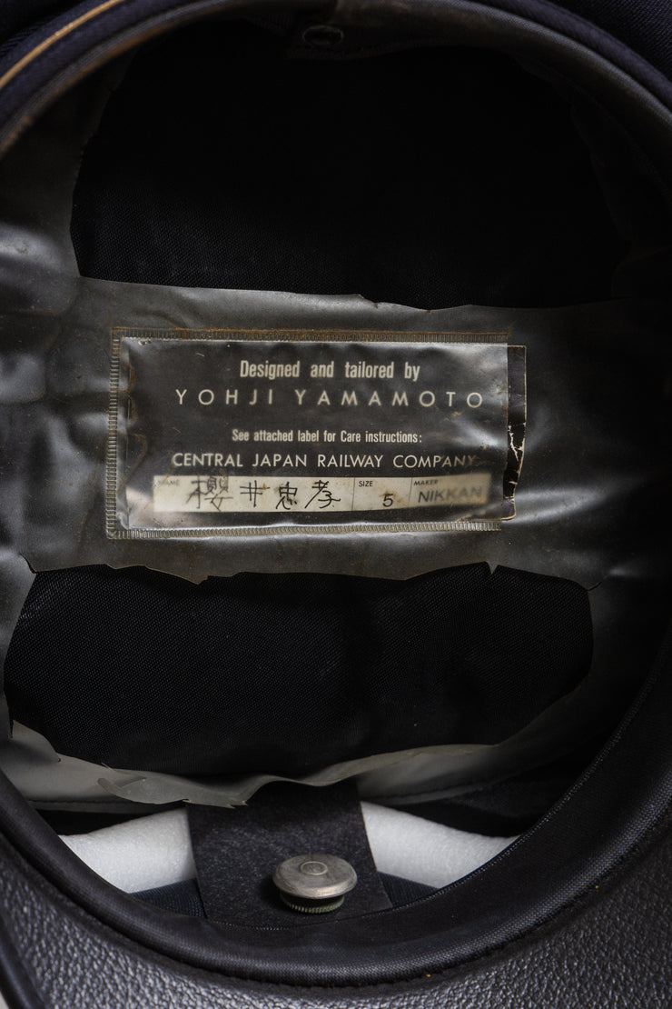 YOHJI YAMAMOTO FOR CENTRAL JAPAN RAILWAY - JR Tokai navy conductor hat