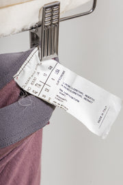 RICK OWENS - FW03 "TRUCKER" Angora wool blend dust rose draped skirt