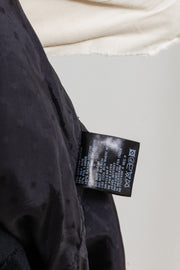 ANN DEMEULEMEESTER - FW07 Silk and cotton vest with textured dot pattern