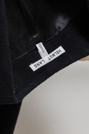 HELMUT LANG - FW92 Virgin wool button up fringed vest (runway)