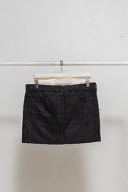 JUNYA WATANABE - SS06 Tweed glittery mini skirt