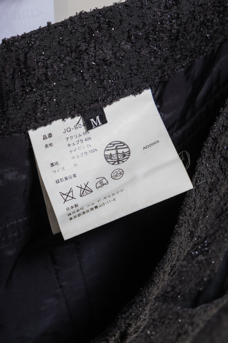 JUNYA WATANABE - SS06 Tweed glittery mini skirt