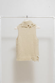 MARTIN MARGIELA - FW00 Miss Deanna mohair wool blend ripped sweater
