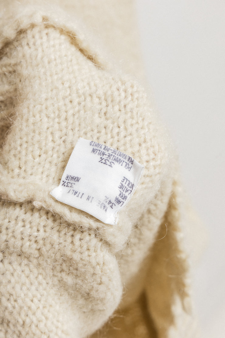MARTIN MARGIELA - FW00 Miss Deanna mohair wool blend ripped sweater