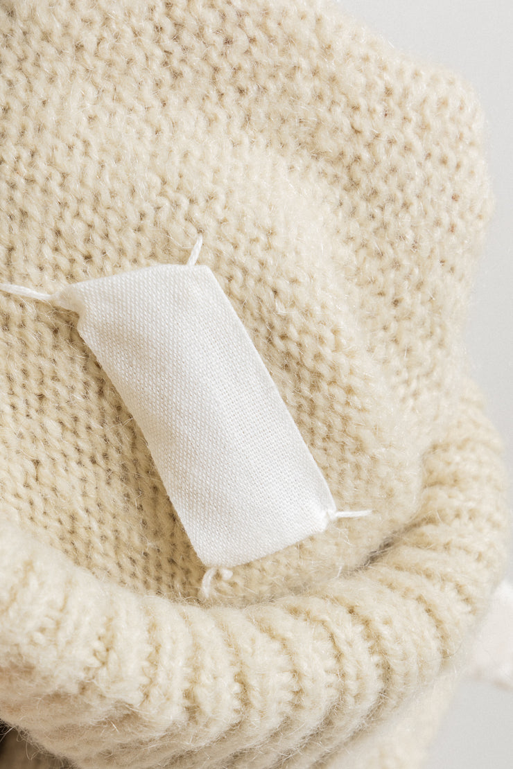 MARTIN MARGIELA - FW00 Miss Deanna mohair wool blend ripped sweater