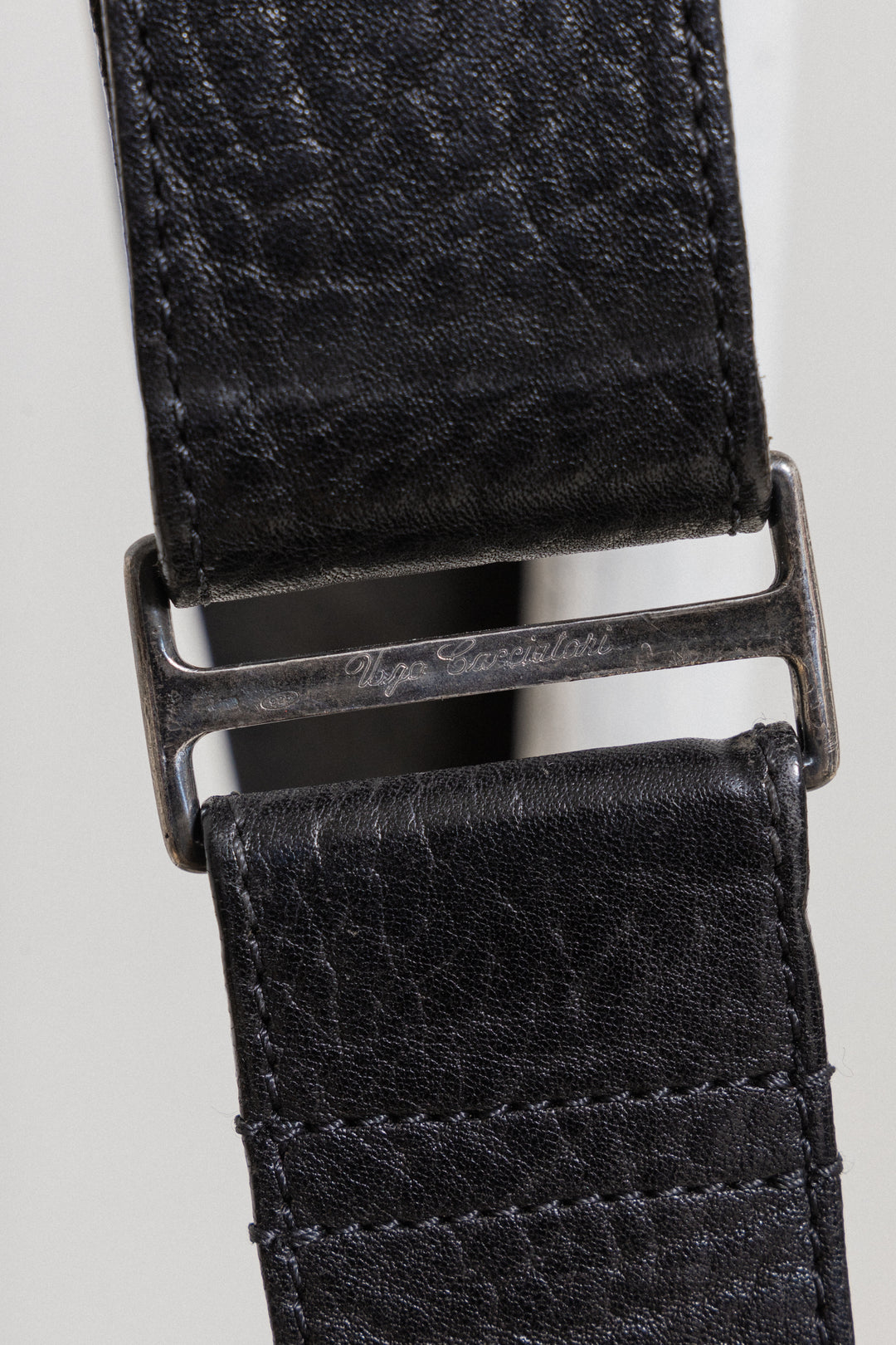 UGO CACCIATORI - Silver 925 pirate buckle and hardware large