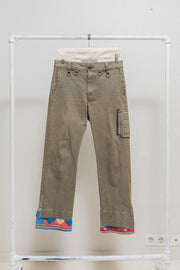 UNDERCOVER - SS03 "SCAB" Ethnic bottom cotton pants with flap pockets