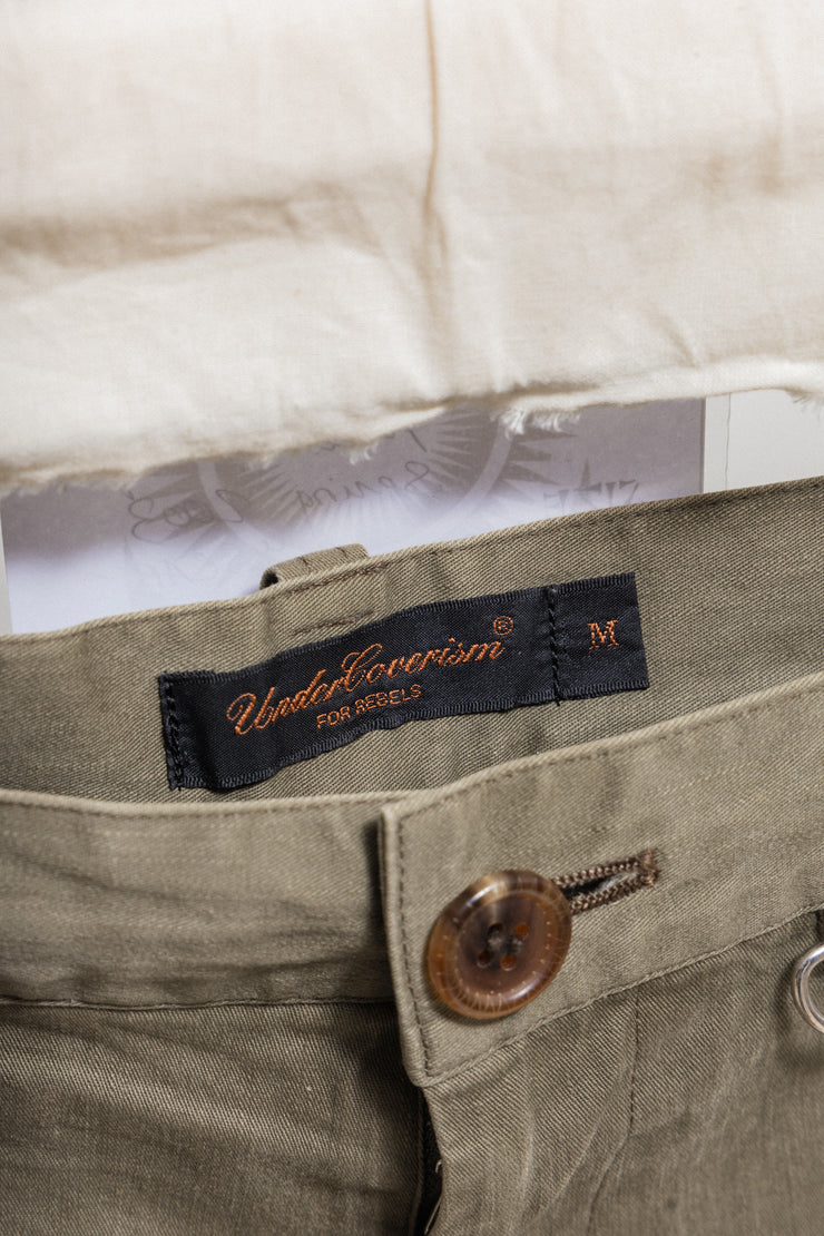 UNDERCOVER - SS03 "SCAB" Ethnic bottom cotton pants with flap pockets