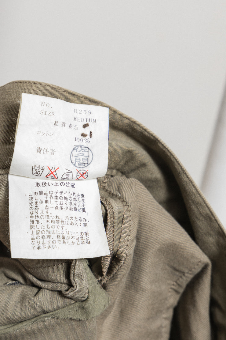 UNDERCOVER - SS03 "SCAB" Ethnic bottom cotton pants with flap pockets