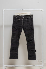 UNDERCOVER - SS03 "SCAB" Flared crust pants