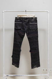 UNDERCOVER - SS03 "SCAB" Flared crust pants