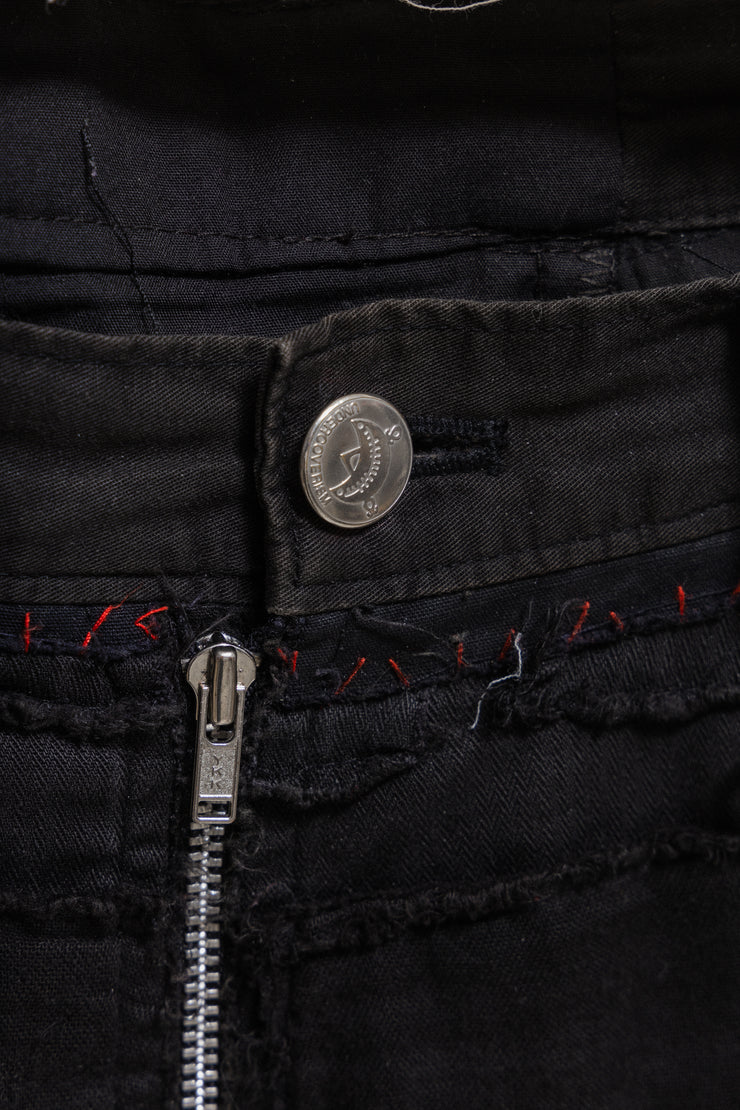 UNDERCOVER - SS03 "SCAB" Flared crust pants