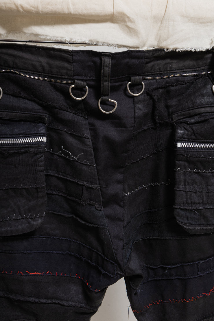 UNDERCOVER - SS03 "SCAB" Flared crust pants