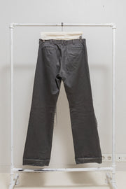 UNDERCOVER - SS02 "The illusion of Haze" Wide cotton pants with hagi knee details