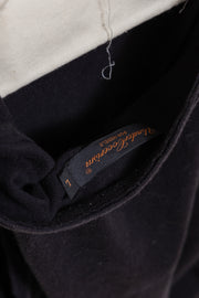 UNDERCOVER - SS03 "SCAB" Sleeveless cotton top with side patches (full black version)