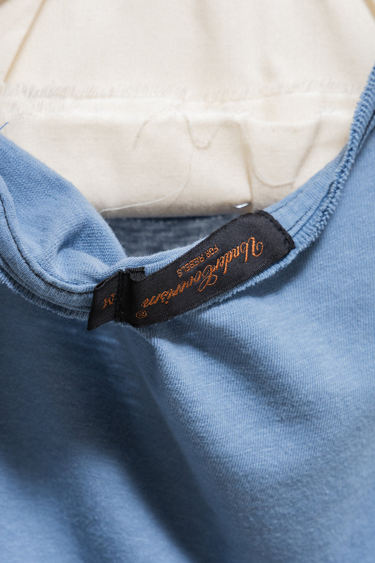 UNDERCOVER - SS03 "SCAB" DI logo tee in faded blue