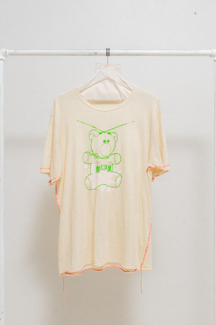 UNDERCOVER - SS03 "SCAB" Bear contrast stitching tee