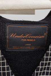 UNDERCOVER - FW04 "BUT BEAUTIFUL" Patti Smith grid patterned wool vest