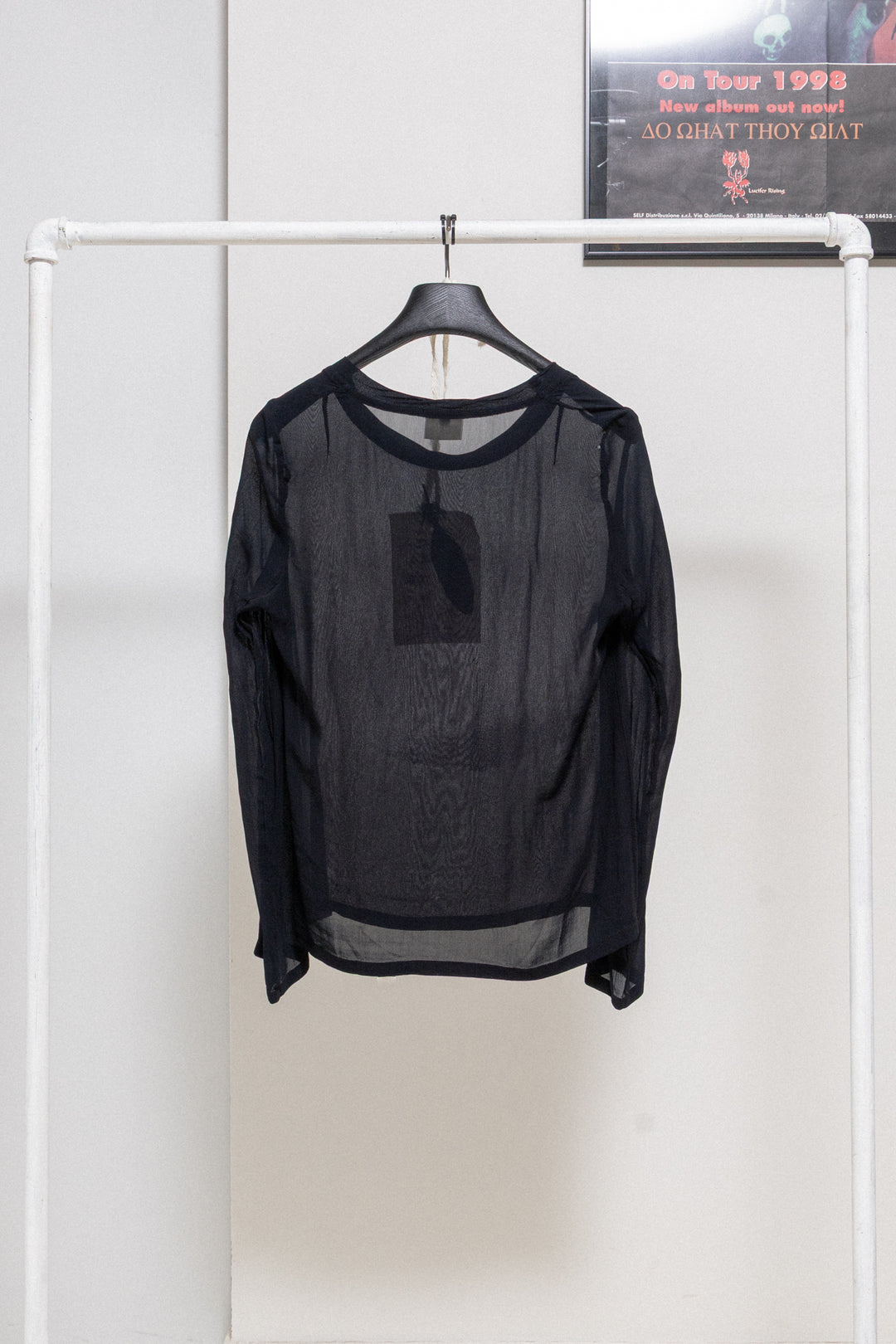 ANN DEMEULEMEESTER - FW03 Night landscape silk top – L'OBSCUR