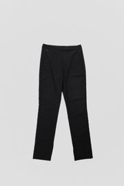 A.F VANDEVORST - Straight pants with zipper details and ankle slits (early 00's)