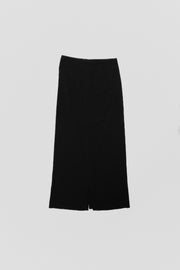 ANN DEMEULEMEESTER - FW01 Long skirt with front and back zippers