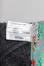 UNDERCOVER - FW04 "But Beautiful" Wool plush coat with buttons, fabric, stitches details (runway)