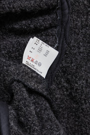 UNDERCOVER - FW04 "But Beautiful" Wool plush coat with buttons, fabric, stitches details (runway)